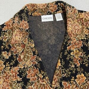 Vtg‎ Women's Jacket Cardigan Stretchy 1 Button Blazer Shirt Y2K Semi Sheer Boho